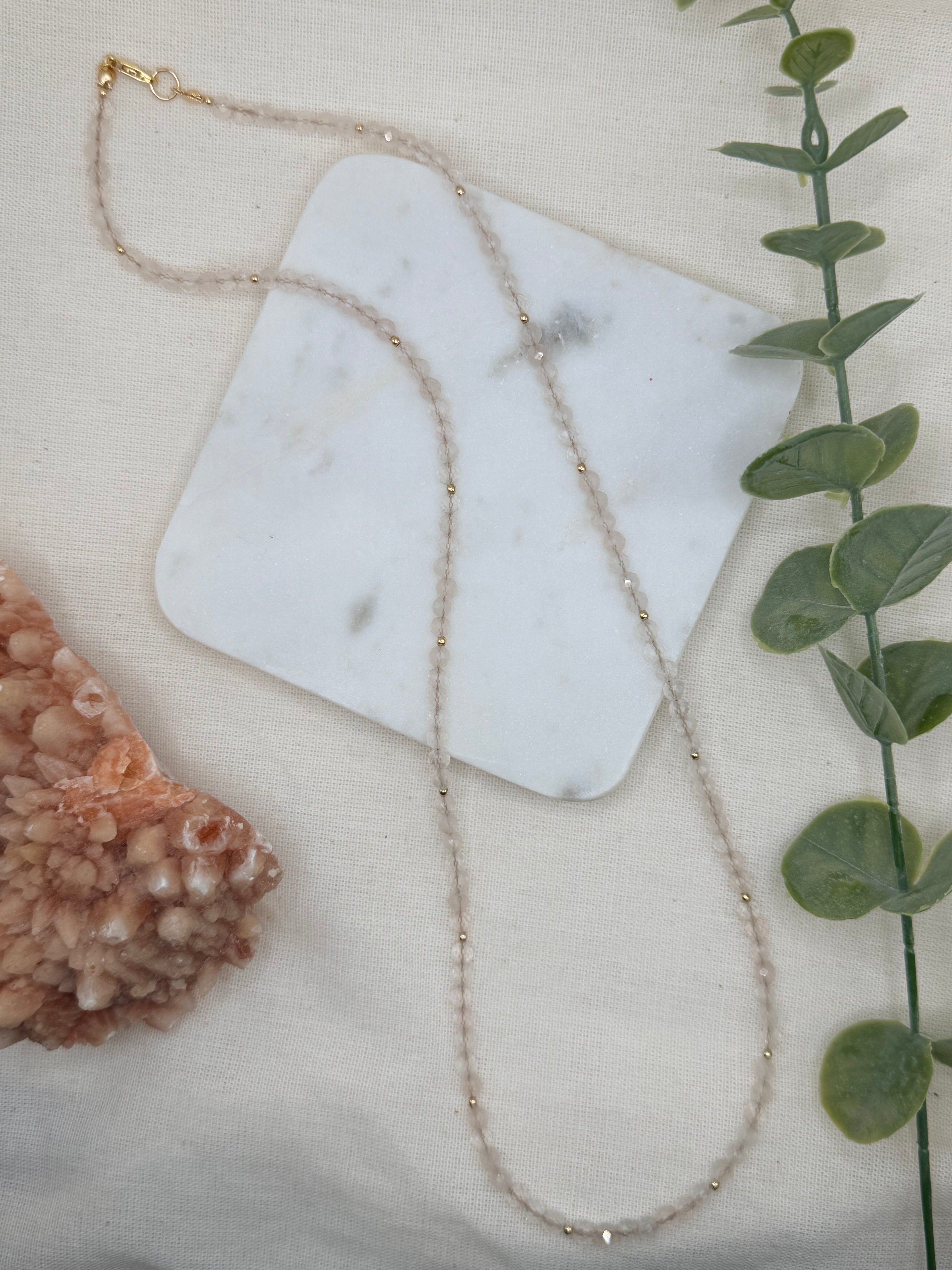 Beaded Rose Quartz