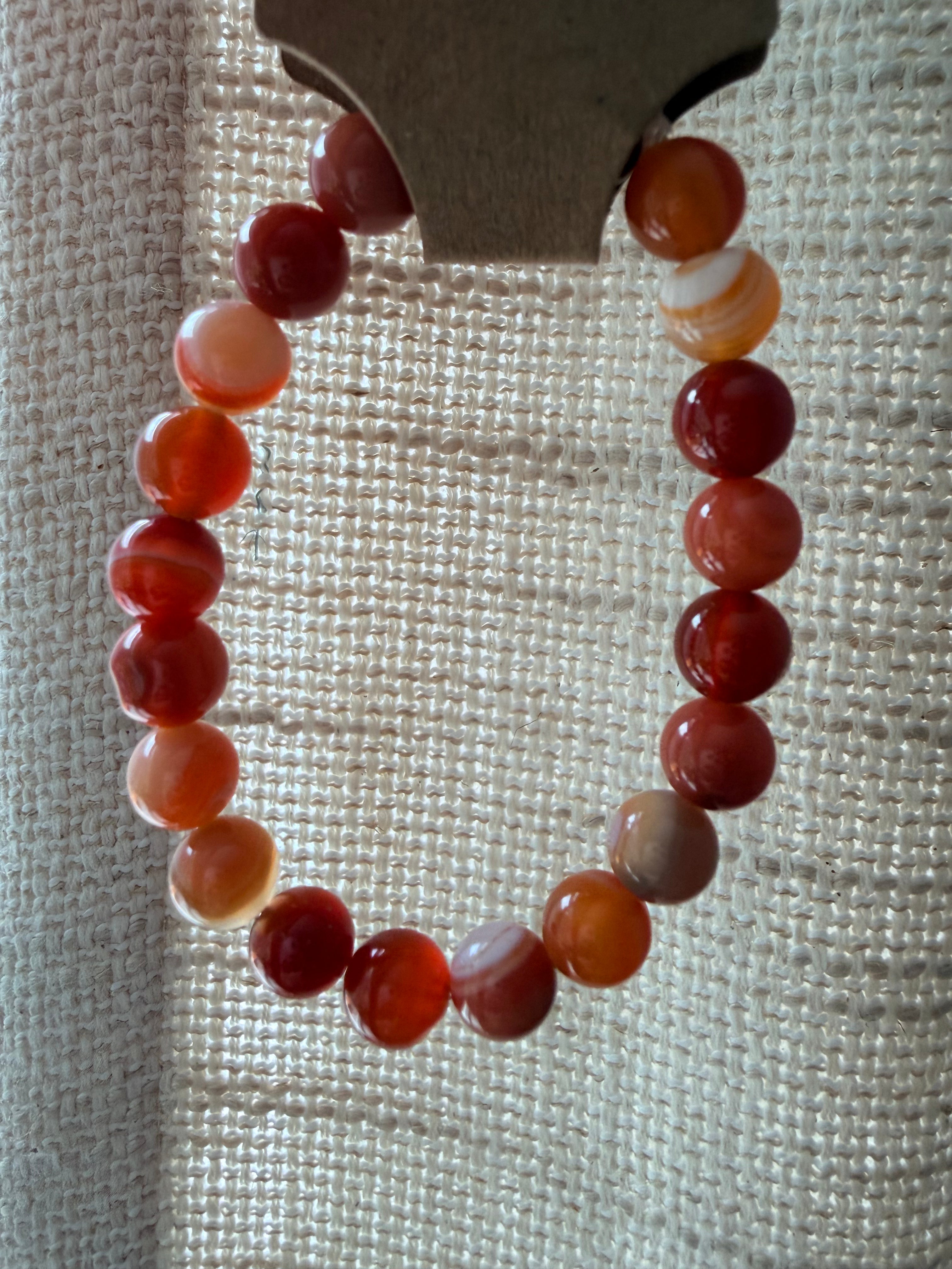 Carnelian Stretch Bracelet