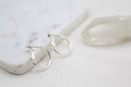 Small Silver Hoops