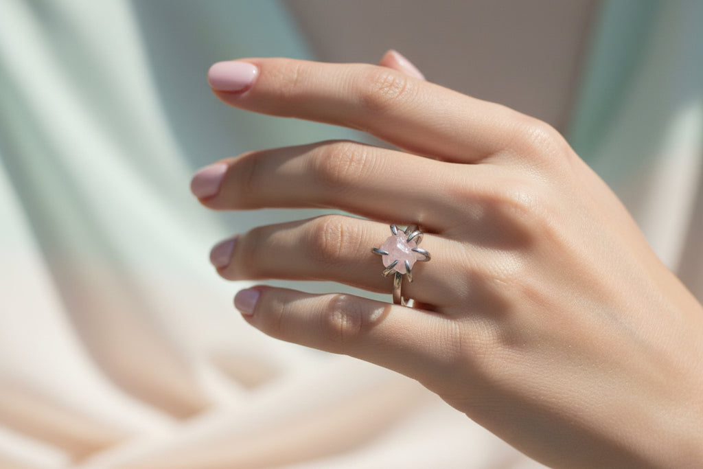Rose Quartz Ring