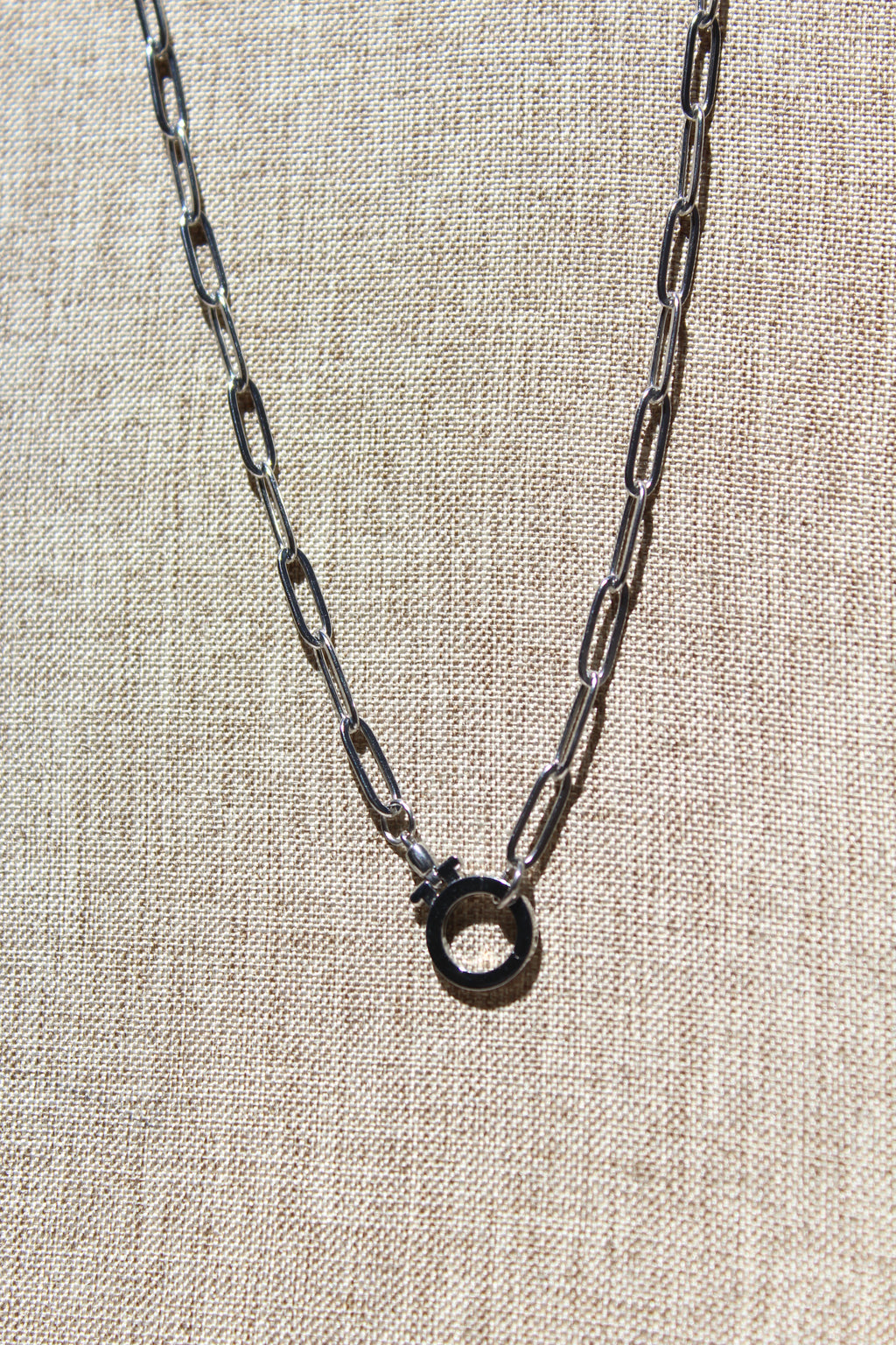 Silver Circle Carabiner