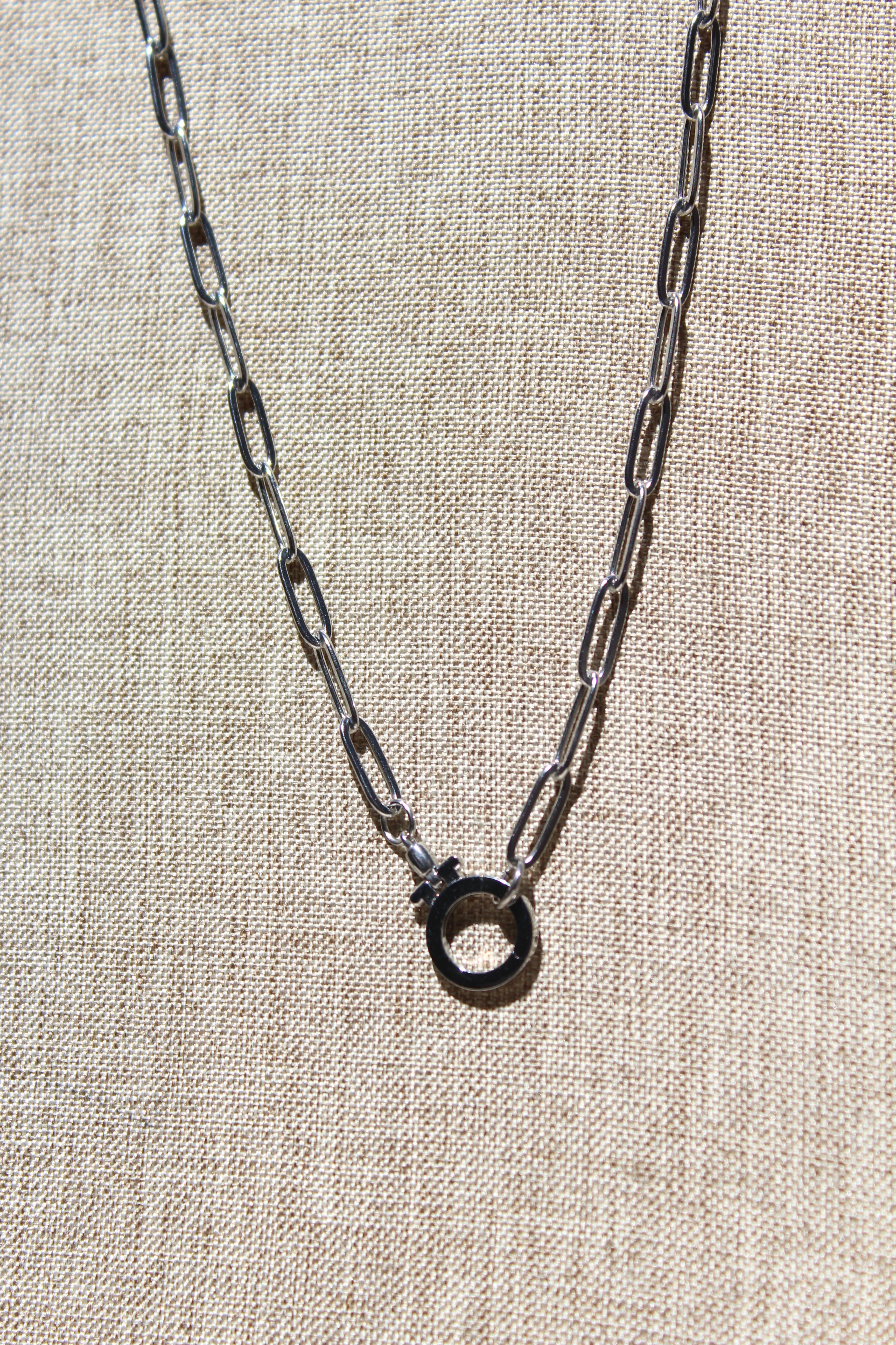 Silver Circle Carabiner
