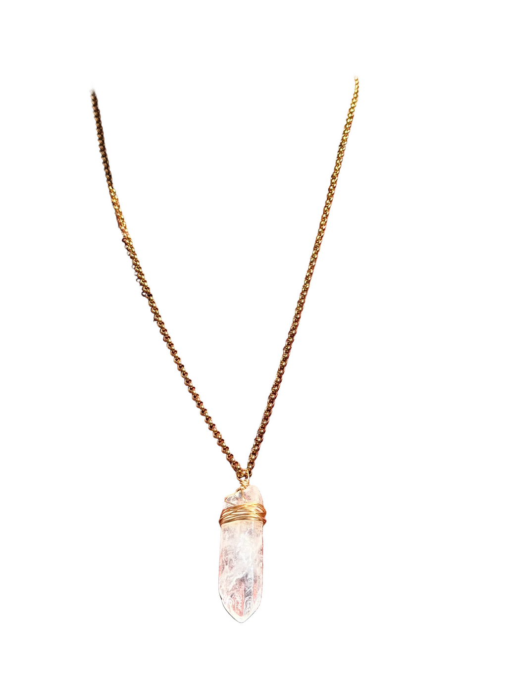 Clear Quartz Necklace Medium
