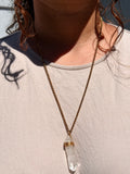 Clear Quartz Necklace Medium