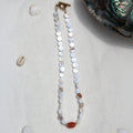 Shell Carnelian Choker