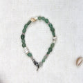 Aventurine and Rose Quartz Sea Shell Bracelet