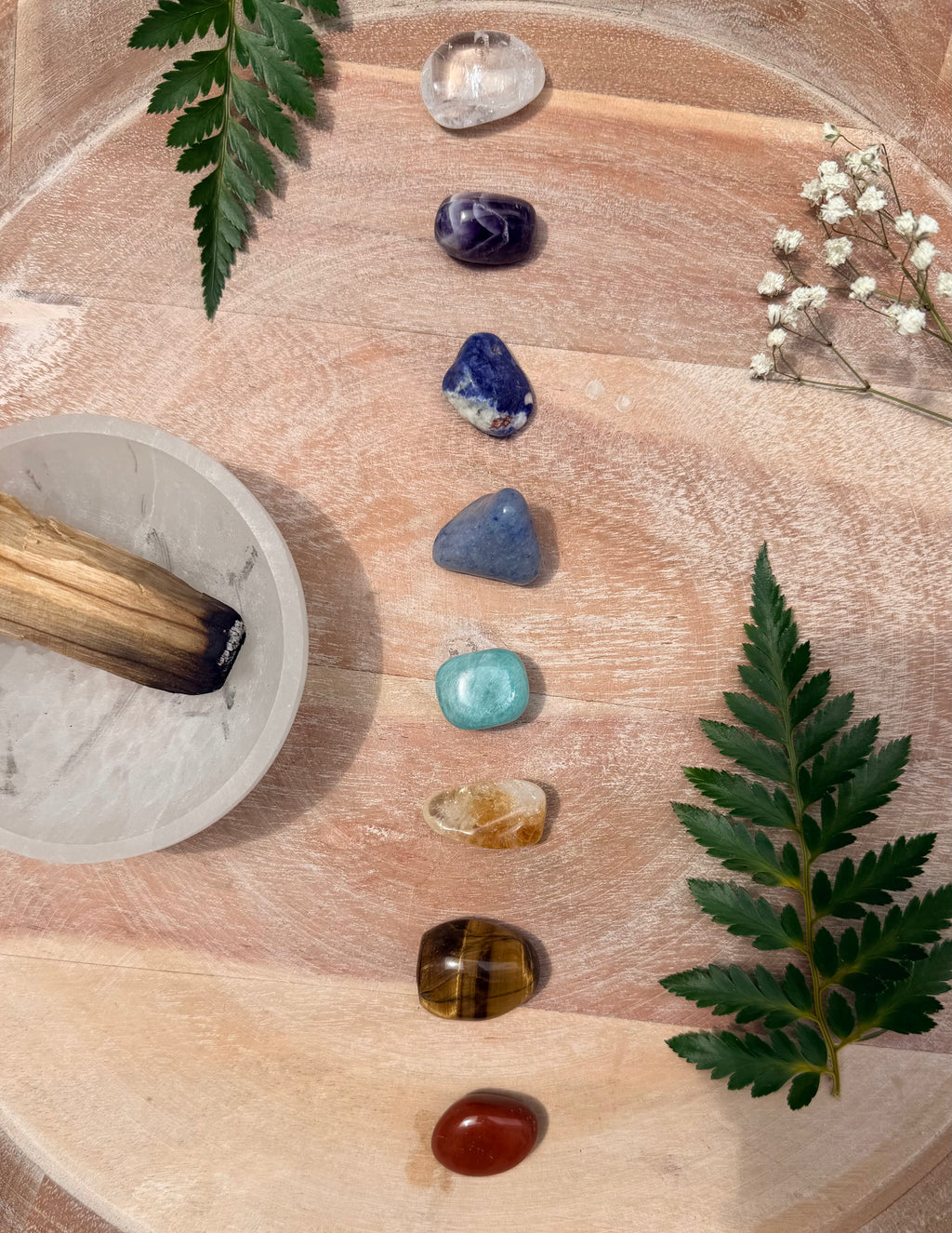 Chakras Tumble Stone Set
