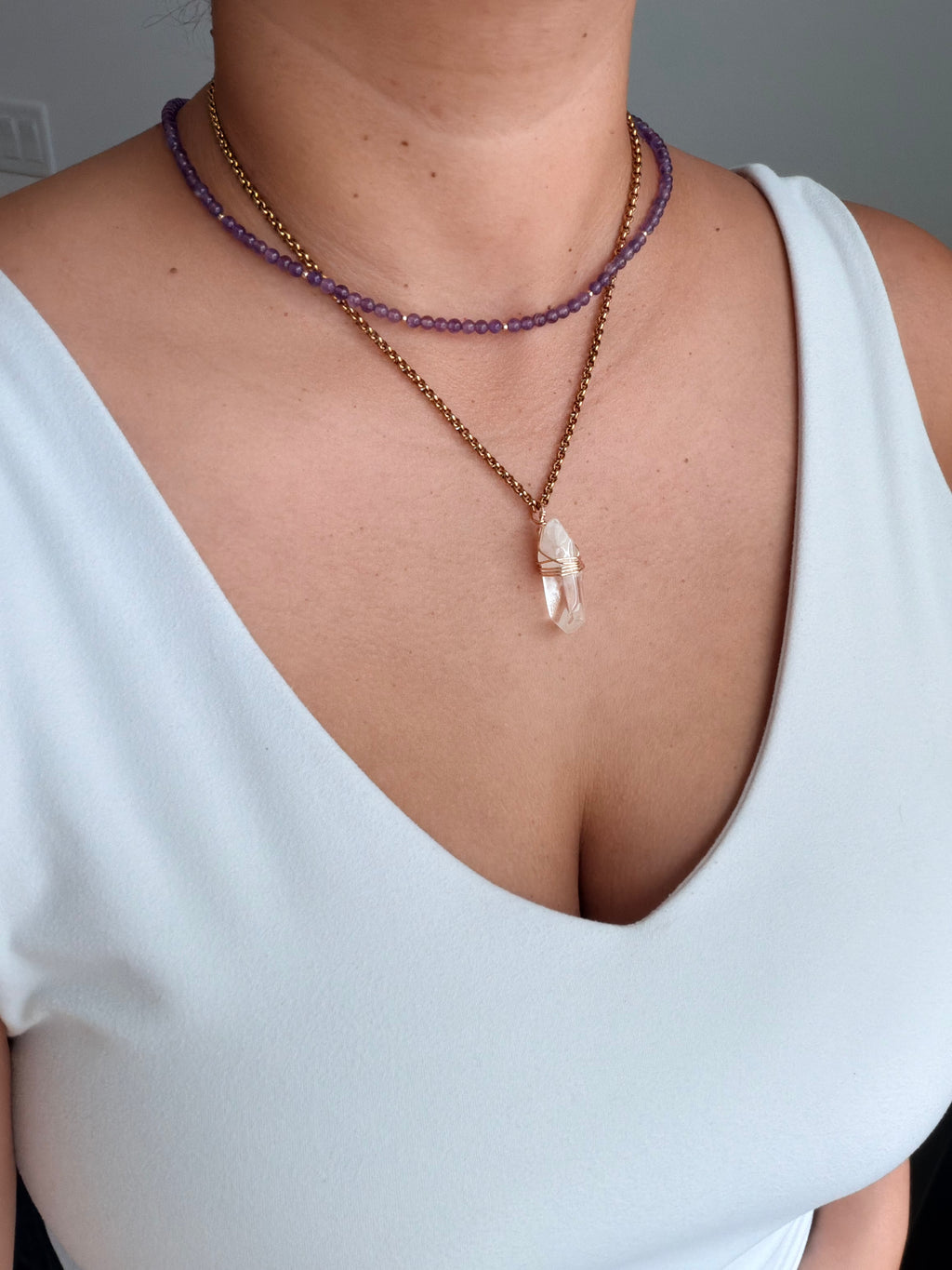 Beaded Amethyst