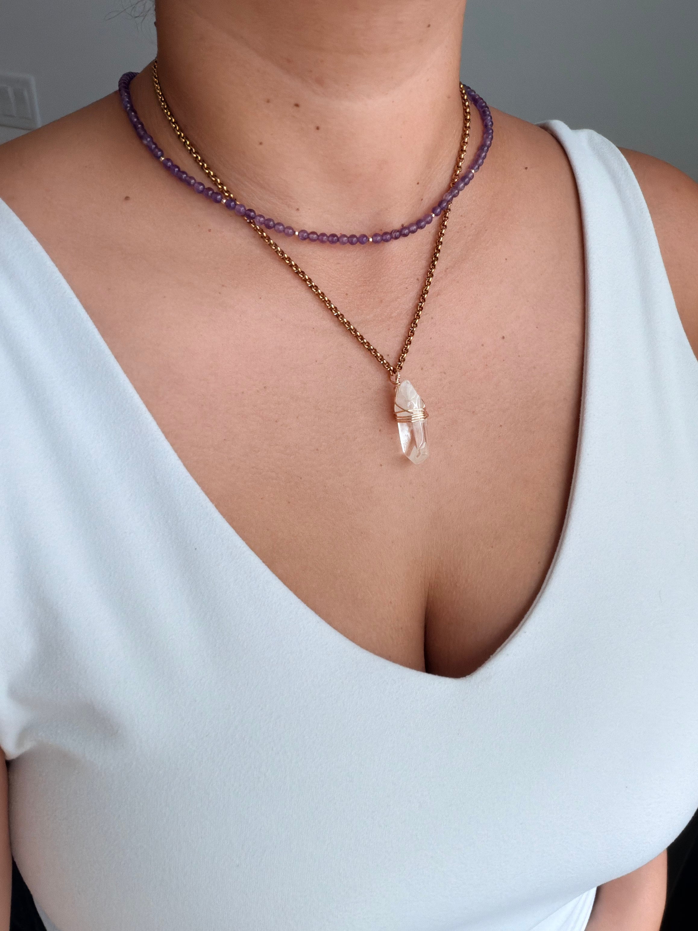 Beaded Amethyst